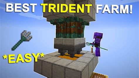 Image result for Minecraft Trident Farm Tutorial without Portal