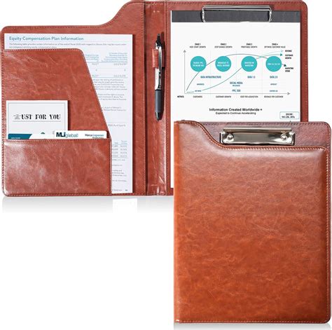 Amazon | ProCase 多機能バインダー、クリップファイルボード A4 フォルダー メモ帳付属 ノートカバー 書類ホルダー ...