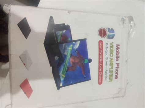 Drumstone New 3D Screen Amplifier for Video Folding Screen Closeup Eyes ...