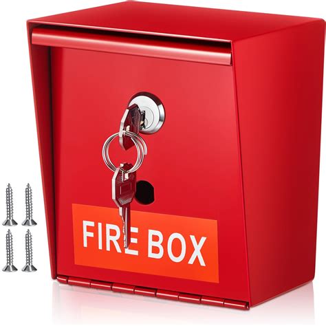 MorningRo 1 Pcs Fire Box Fire Department Lock for Keys Weather ...