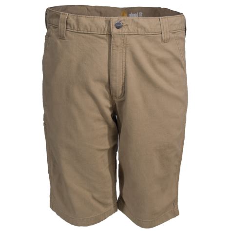 Carhartt Shorts: Men's Rugged Flex Dark Khaki 103110 253 13-Inch Shorts