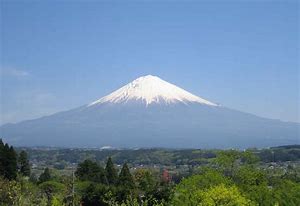 Image result for Winter Mt. Fuji Dusk