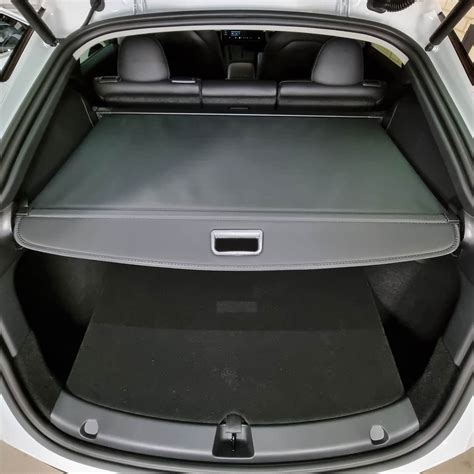 Retractable trunk cargo cover for Tesla Model Y parcel shelf