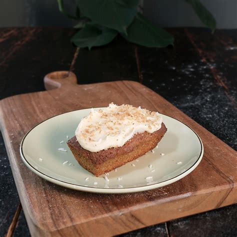 Carrot Loaf w/ Browned Butter Cream Cheese Frosting - De La Terre ...