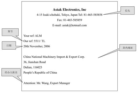 英文的商务书信格式到底是什么样子的？ - 知乎