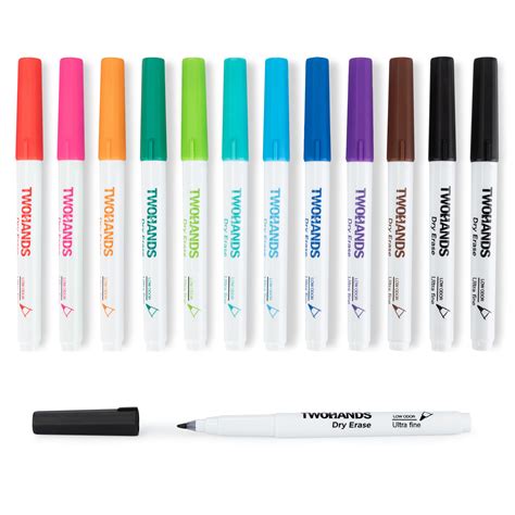 Wholesale TWOHANDS Ultra Fine Tip Dry Erase Markers, 11 Colors,20529 ...