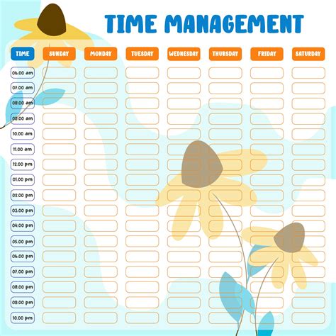 Free Time Management Templates | Smartsheet - Worksheets Library
