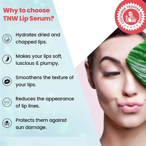 Buy TNW THE NATURAL WASH LIP SERUM FOR SOFT & SUPPLE LIPS - 10 ML ...
