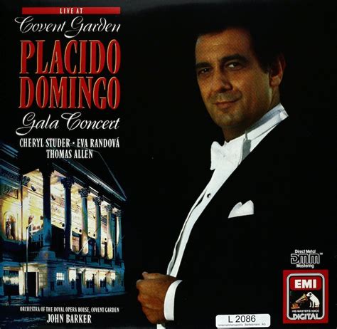 John Barker. Orchestra Of The Royal Opera House Covent Garden. Placido ...