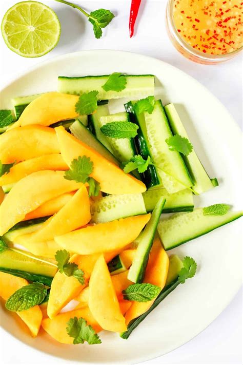 Mango Cucumber Salad - flourishingkitchen.com