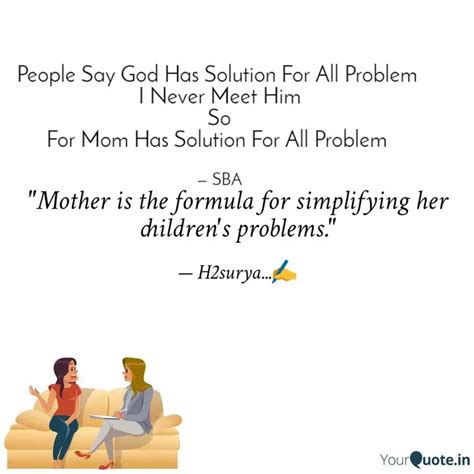"Mother is the formula fo... | Quotes & Writings by Suresh Hosamani ...