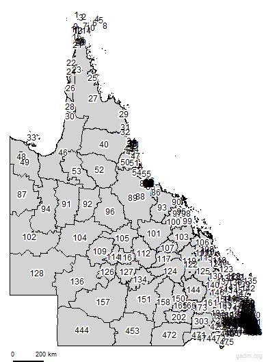 Image result for Queensland Postcode Map