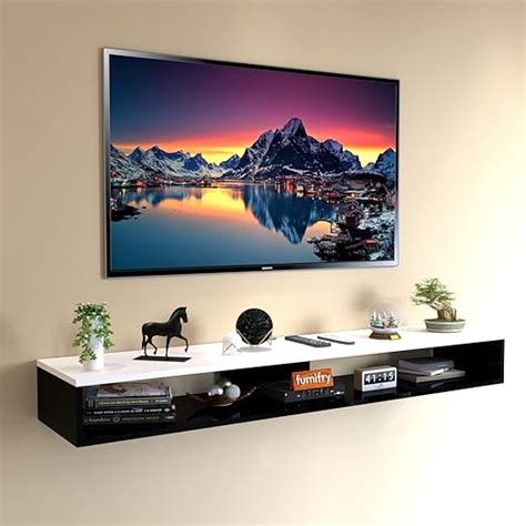 Furnifry Vision Wooden Wall Mounted TV Unit/Floating TV Entertainment ...