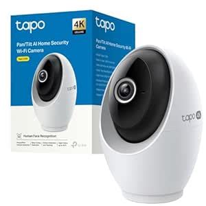Buy Tapo C260 4K 8MP WiFi Home Security Camera, 18x Digital Zoom, Face ...