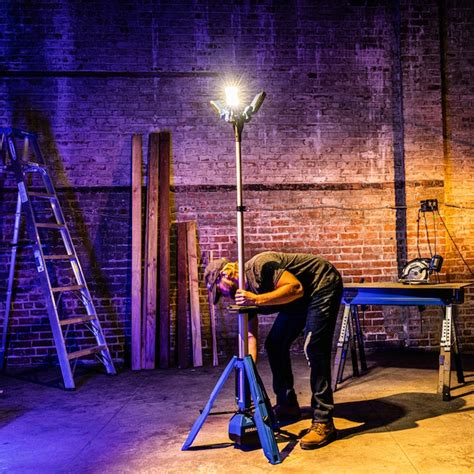 Kobalt 24-volt 3000-Lumen LED Battery-operated Stand Work Light KTL ...
