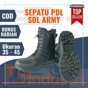 Jual Populer Sepatu PDL TNI AD Satpam Security Sepatu Dinas Lapangan ...
