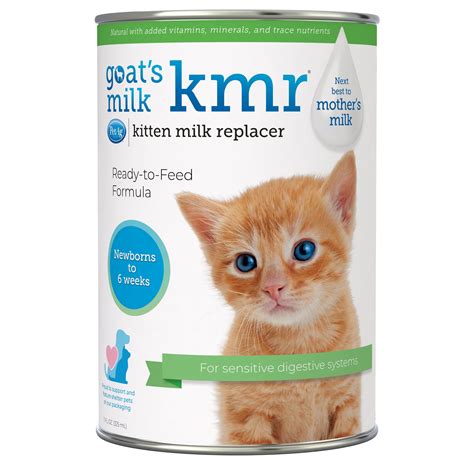 Pet-Ag Goat’s Milk KMR Kitten Milk Replacer Liquid, 11 oz, Easy to ...