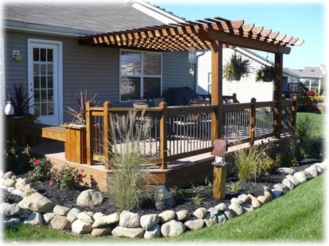 50+ Deck Design With Pergola 51 | Deck with pergola, Backyard, Pergola