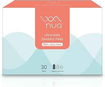 Nua Ultra-Safe Sanitary Pads For Women | 30 Ultra Thin Pads | Heavy ...