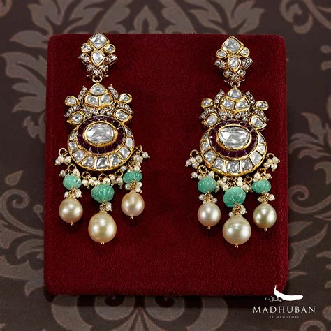 Buy POLKI EARRING Online | POLKI EARRING by Manubhai.