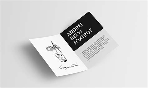 Dead Poets Bar / cocktails menu on Behance