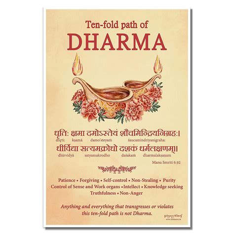 Sanjeev Newar, Ten fold path of Dharma, Definition of Dharma, Manu ...