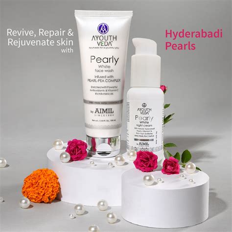 Pearly Glow Night Care Combo | Pearly face wash 100ml , Night Cream 30 ...