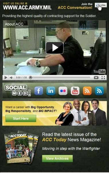 Army Contracting Command's new landing page on Facebook | Article | The ...
