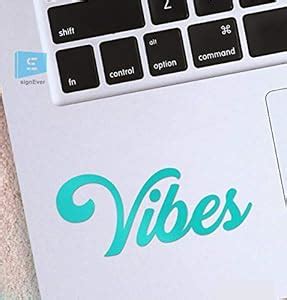 SIGN EVER Good Vibes Only Quotes Laptop Trackpad Skins & Stickers 15.6 ...