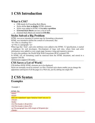 CSS Tutorial Tutorials Point PDF 的图像结果