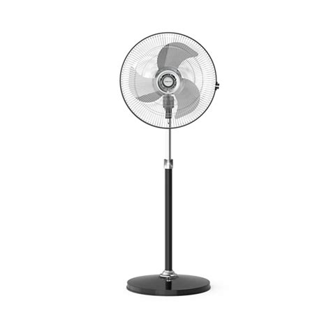 Bajaj Hurricane 450mm Black & Chrome Pedestal Ceiling Fan - Home Appliances