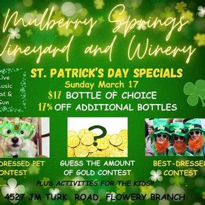 St Patrick Day Specials, costume contests, games and Live Music ...