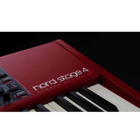 Nord Stage 4 Stage Piano with Fully Weighted Triple Sensor Keybed ...