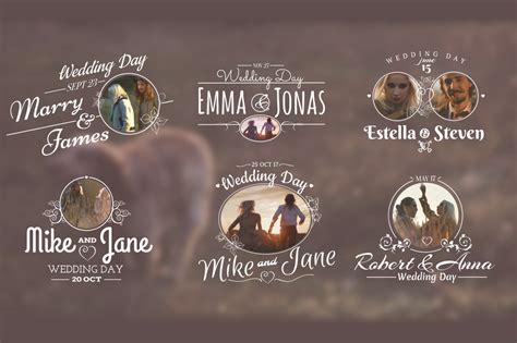 Animated Wedding Titles After Effects Template - FilterGrade