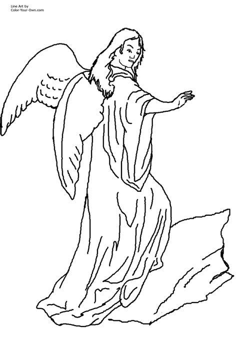 Angel Printable Coloring Pages