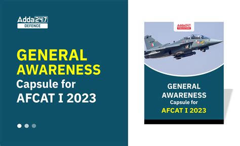 General Awareness Power Capsule for AFCAT 1 2023