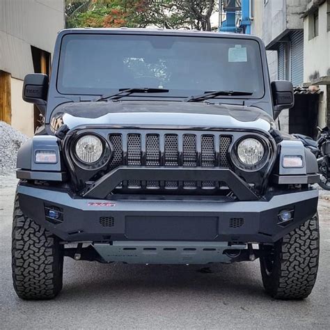 Front Regular T2 Bumper - New Mahindra Thar (2020) - Prad Shop