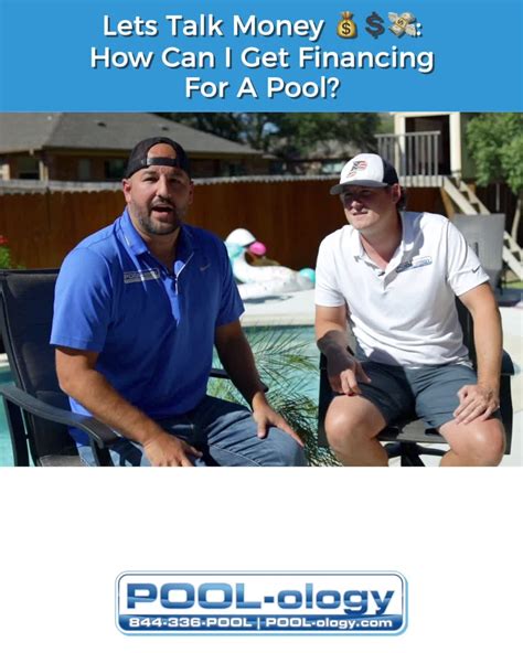 POOL-ology | CRUCIAL Tips on financing a pool... We get asked about ...