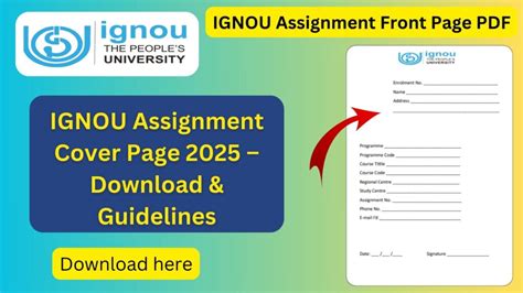 Image result for IGNOU Assignment Cover Page