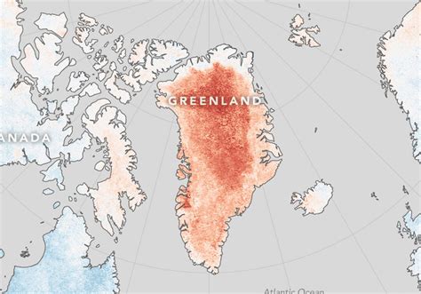 Greenland witnessed its highest June temperature ever recorded on ...