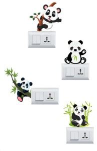 UNIQUE DECALS 30 cm Decorative Fridge and Switch Board Sticker (PVC ...