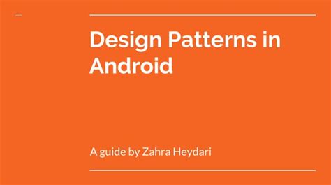 Image result for Design Patterns Android