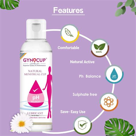 Buy GYNOCUP MENSTRUAL CUP LUBRICANT WATER BASED & PH BALANCED ...