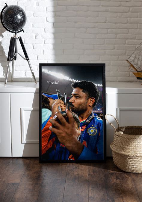 Sanju Samson | ICC T20 2026 | Cricket Frame & Poster – posterera