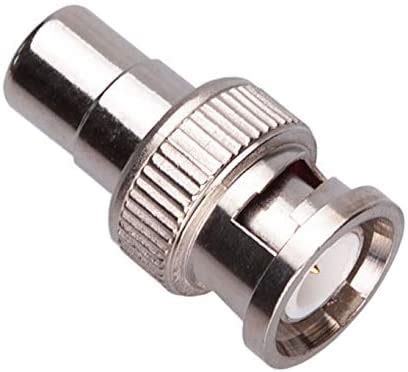 H-its Kabel : BNC Male to RCA Female Phono Adapter for CCTV Power Coax ...