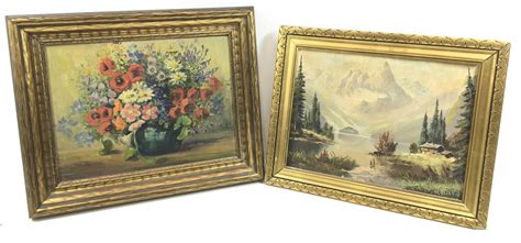 Lot - (2) Signed Oil Paintings