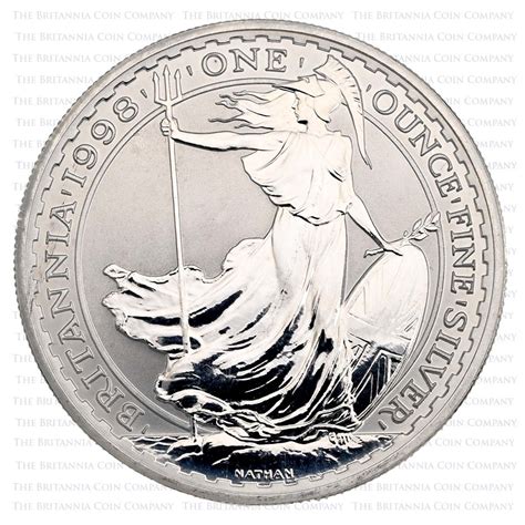 1998 1oz Silver Britannia : Free UK Shipping | The Britannia Coin Company