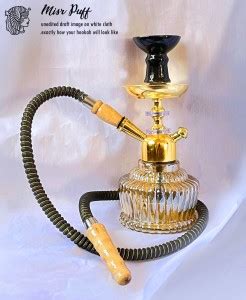 Misr Puff Gold Plated with original MYA glass pot IRON TRAY 12 inch ...