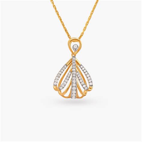 Sunlit Grace Diamond Pendant and Earrings Set