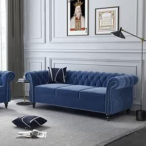 MTK WOOD PLAZA Chesterfield Sofa,3 Seater Sofa, Sofa Bench, Sofa Couch ...